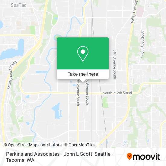 Perkins and Associates - John L Scott map