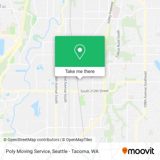 Mapa de Poly Moving Service