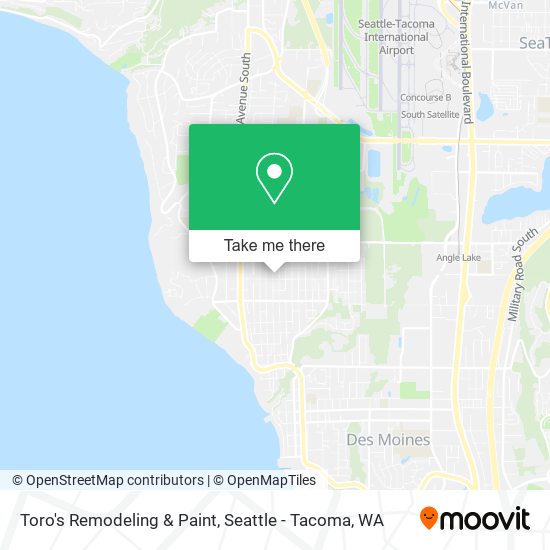 Toro's Remodeling & Paint map