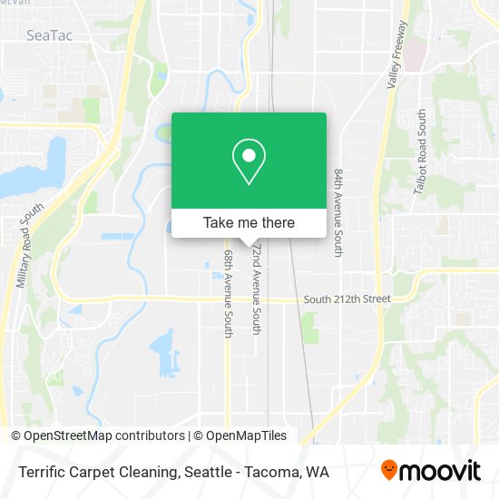 Terrific Carpet Cleaning map