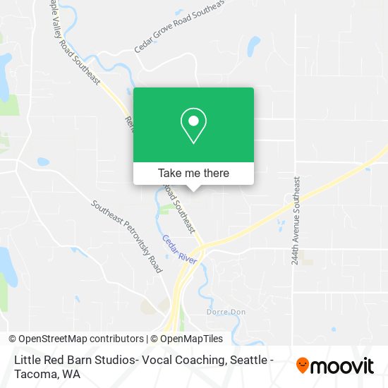 Little Red Barn Studios- Vocal Coaching map