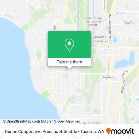 Burien Cooperative Preschool map