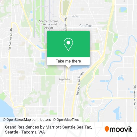 Grand Residences by Marriott-Seattle Sea Tac map