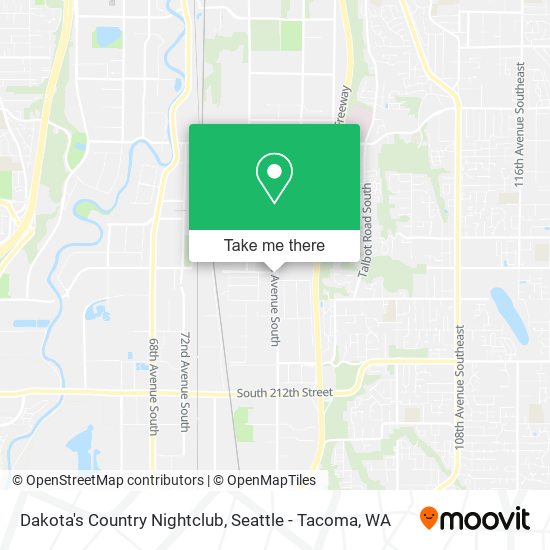 Mapa de Dakota's Country Nightclub
