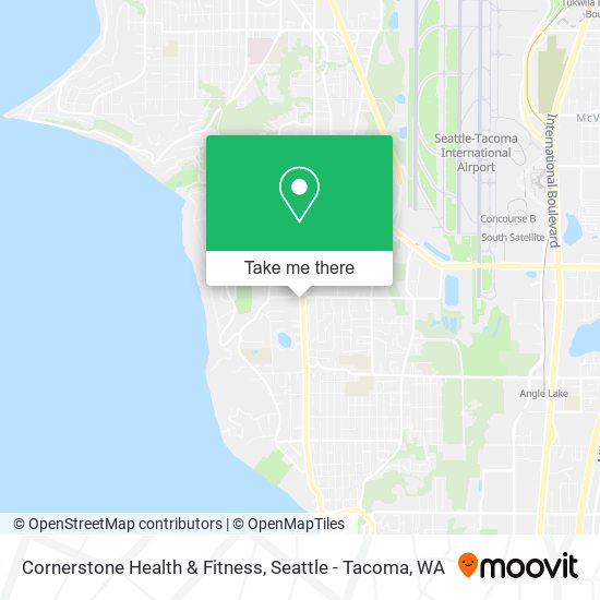 Cornerstone Health & Fitness map