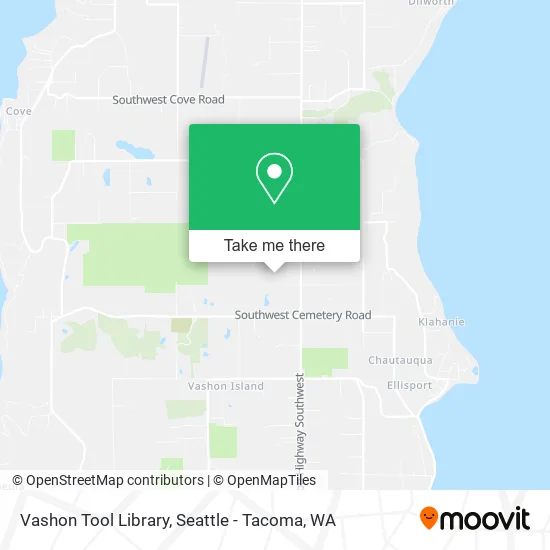 Mapa de Vashon Tool Library