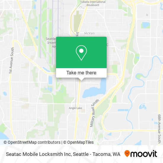 Mapa de Seatac Mobile Locksmith Inc