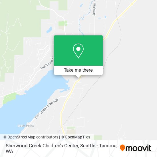 Sherwood Creek Children's Center map