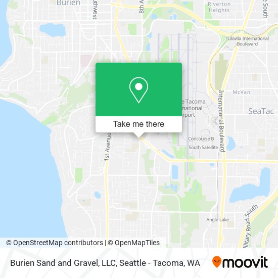 Burien Sand and Gravel, LLC map