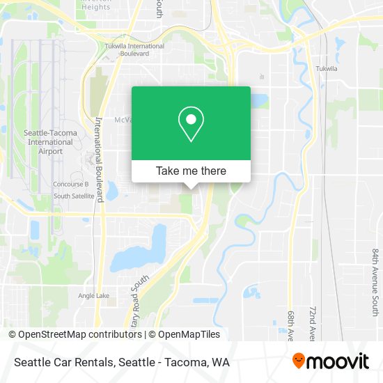 Mapa de Seattle Car Rentals