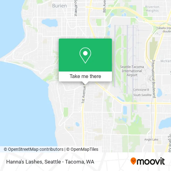 Hanna's Lashes map