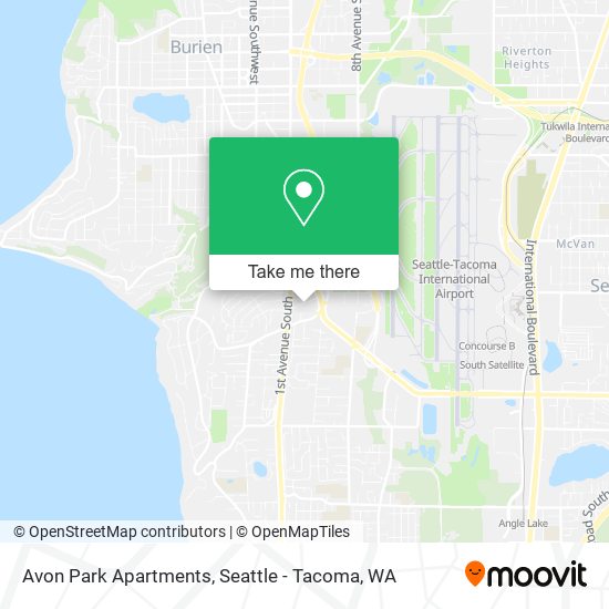 Avon Park Apartments map