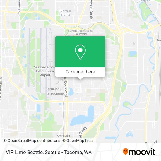 VIP Limo Seattle map