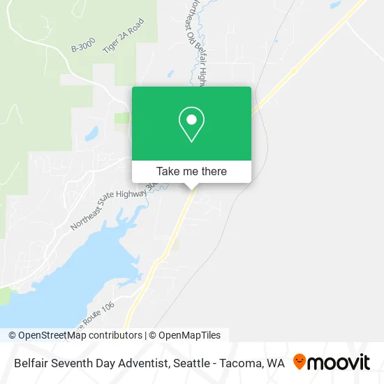 Mapa de Belfair Seventh Day Adventist