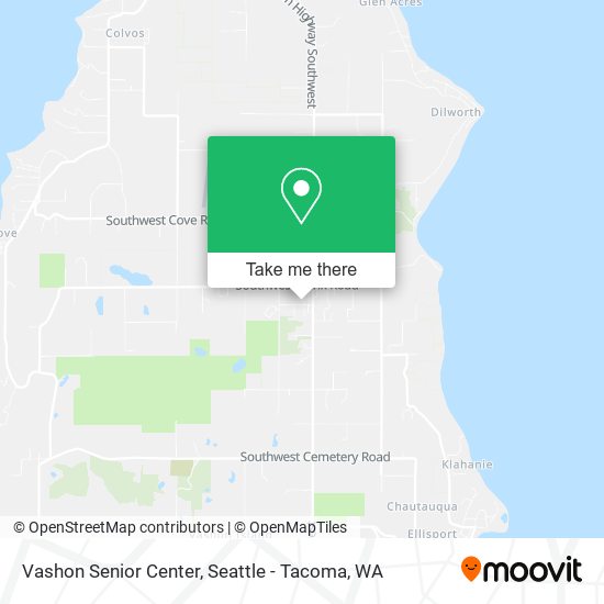Mapa de Vashon Senior Center