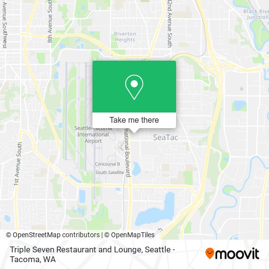Mapa de Triple Seven Restaurant and Lounge