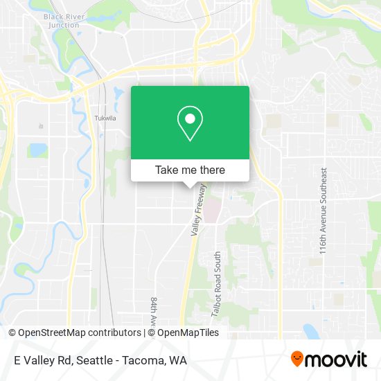 Mapa de E Valley Rd