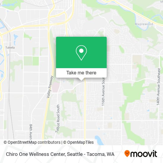 Mapa de Chiro One Wellness Center
