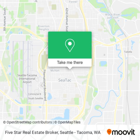 Five Star Real Estate Broker map