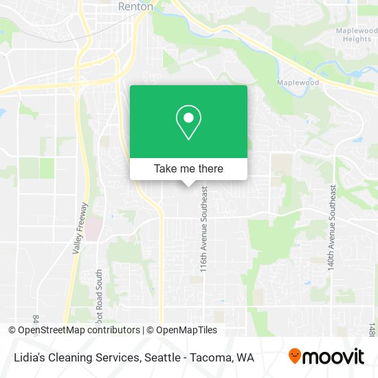 Lidia's Cleaning Services map