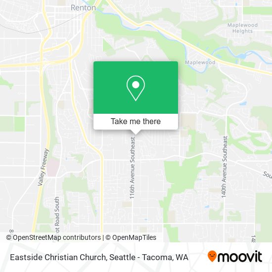 Mapa de Eastside Christian Church