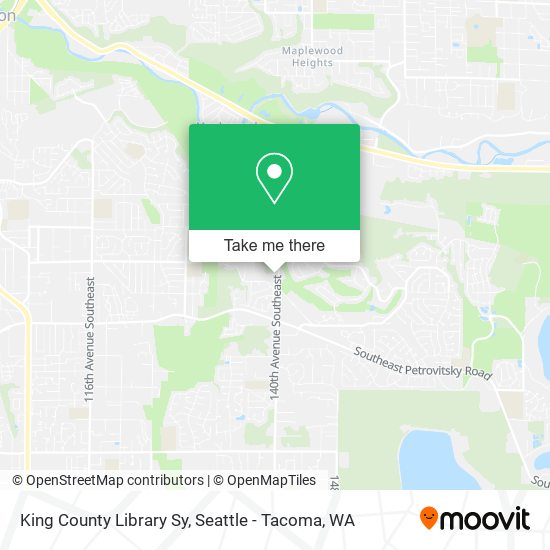 King County Library Sy map