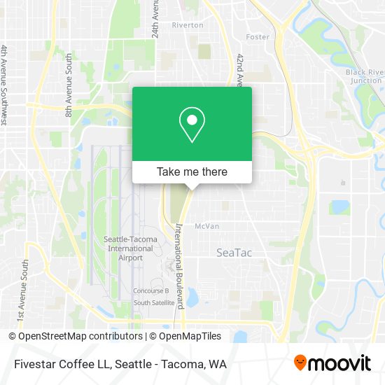 Fivestar Coffee LL map