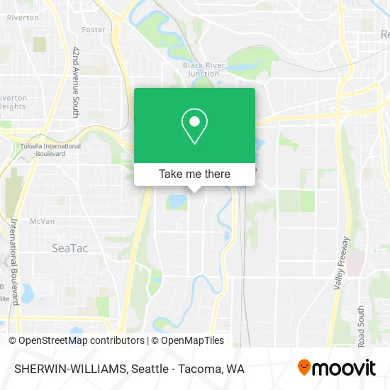 SHERWIN-WILLIAMS map