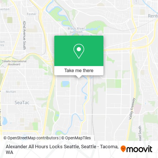 Alexander All Hours Locks Seattle map