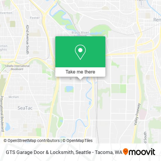 GTS Garage Door & Locksmith map