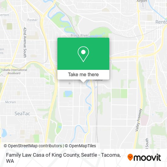 Mapa de Family Law Casa of King County