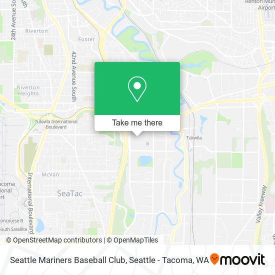 Seattle Mariners Baseball Club map