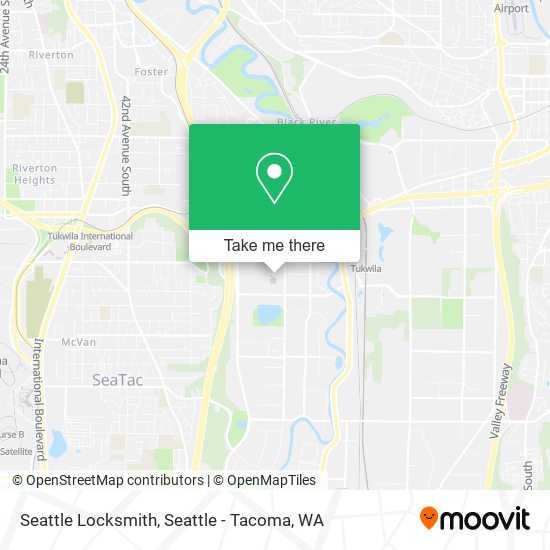 Mapa de Seattle Locksmith