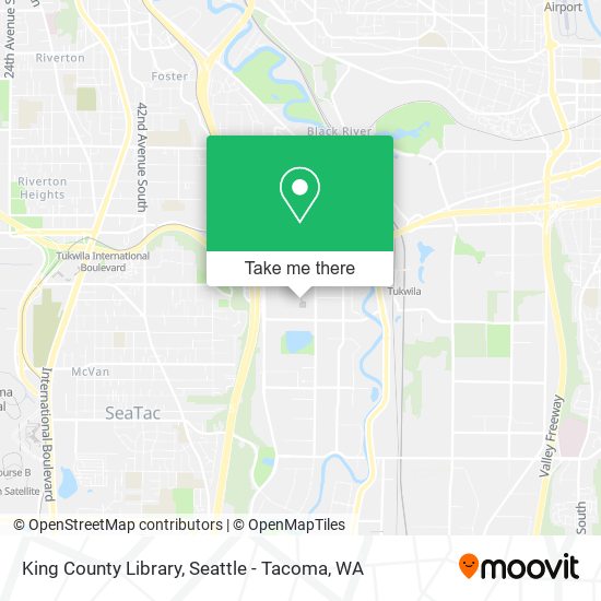 Mapa de King County Library