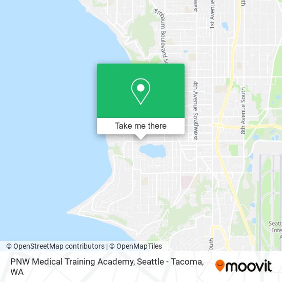 Mapa de PNW Medical Training Academy