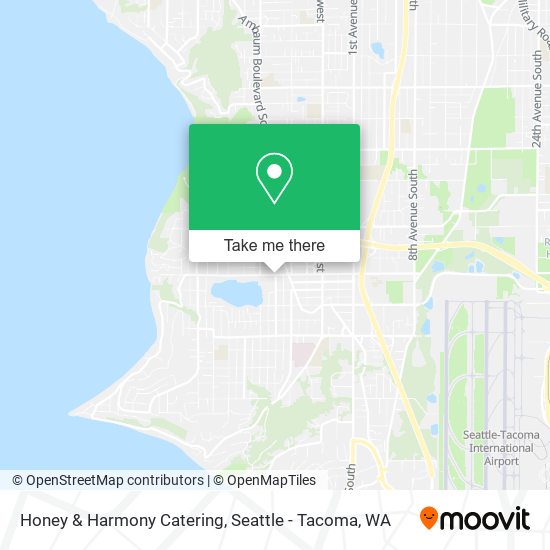 Honey & Harmony Catering map