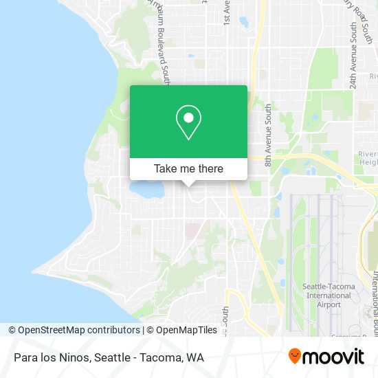 Para los Ninos map