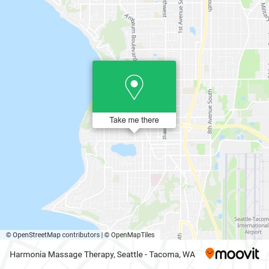 Harmonia Massage Therapy map