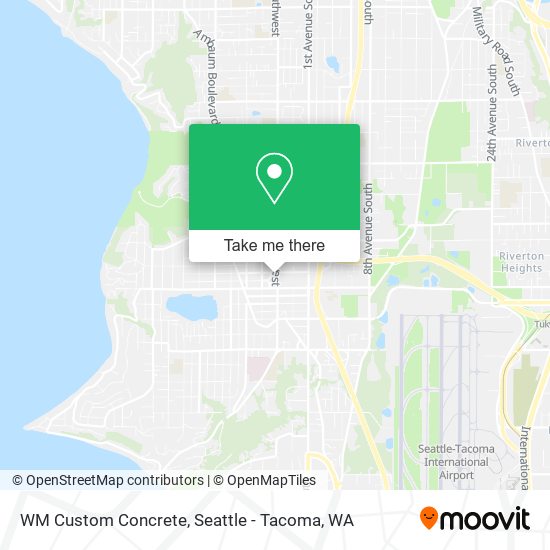 WM Custom Concrete map