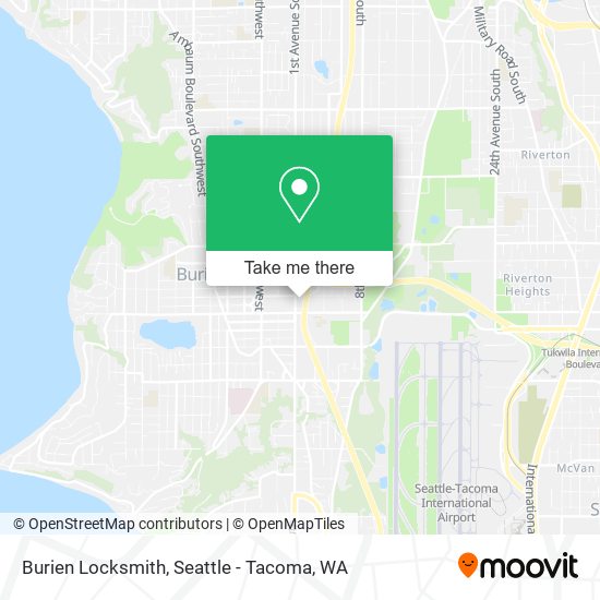 Burien Locksmith map