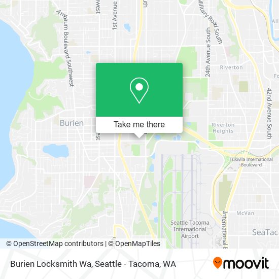 Mapa de Burien Locksmith Wa