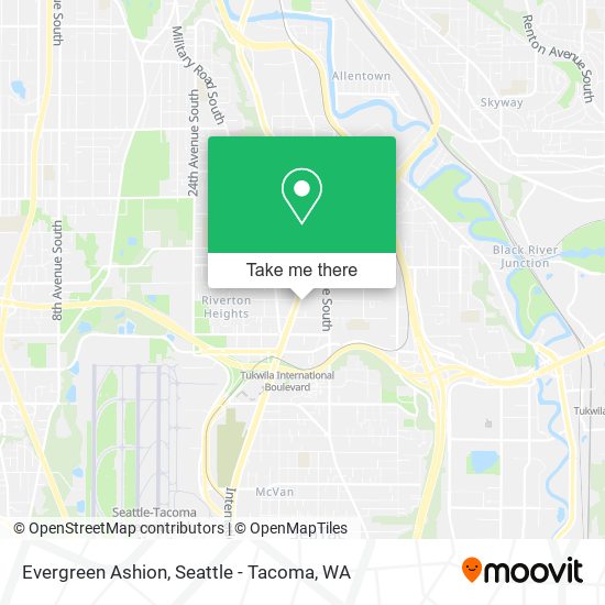 Evergreen Ashion map