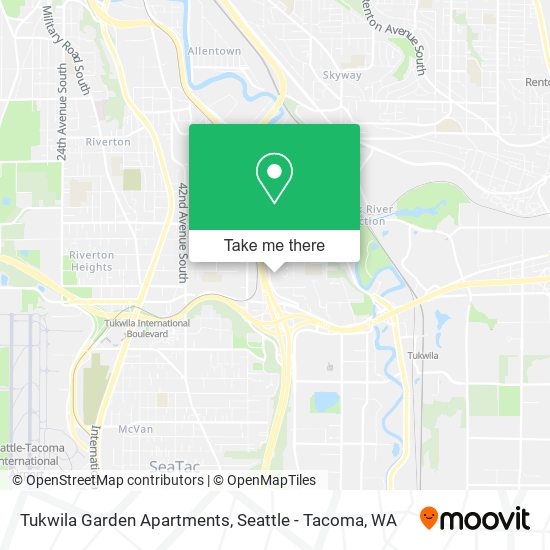 Tukwila Garden Apartments map
