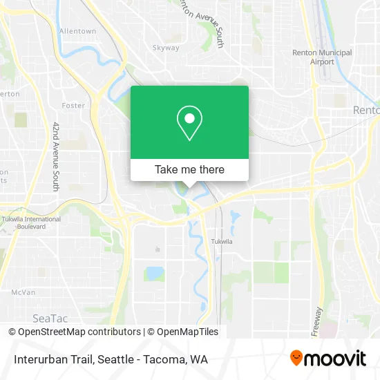 Mapa de Interurban Trail