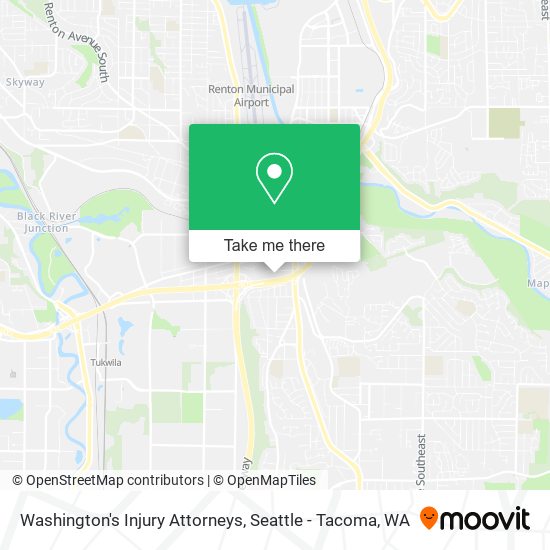 Washington's Injury Attorneys map