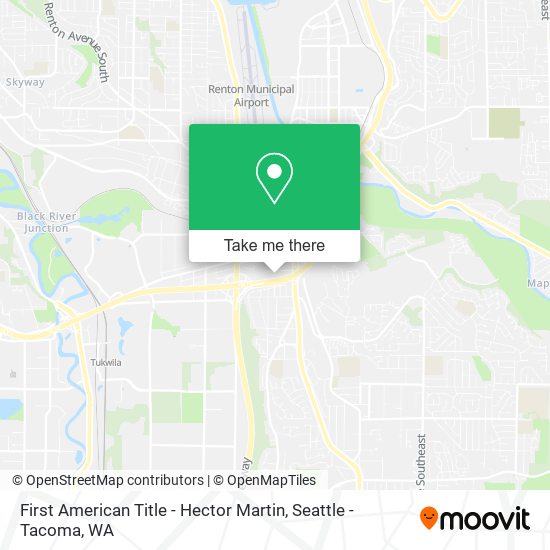 First American Title - Hector Martin map
