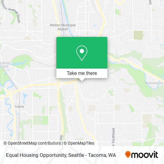 Mapa de Equal Housing Opportunity