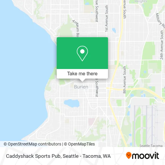 Caddyshack Sports Pub map