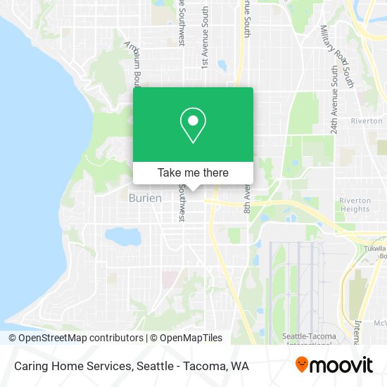 Caring Home Services map