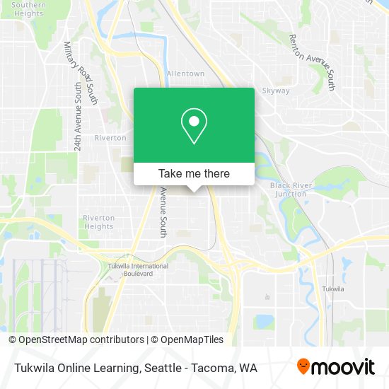 Mapa de Tukwila Online Learning